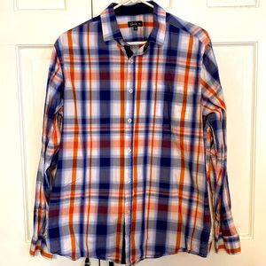 Mens Galaxy by Harvic Long Sleeve Button Down